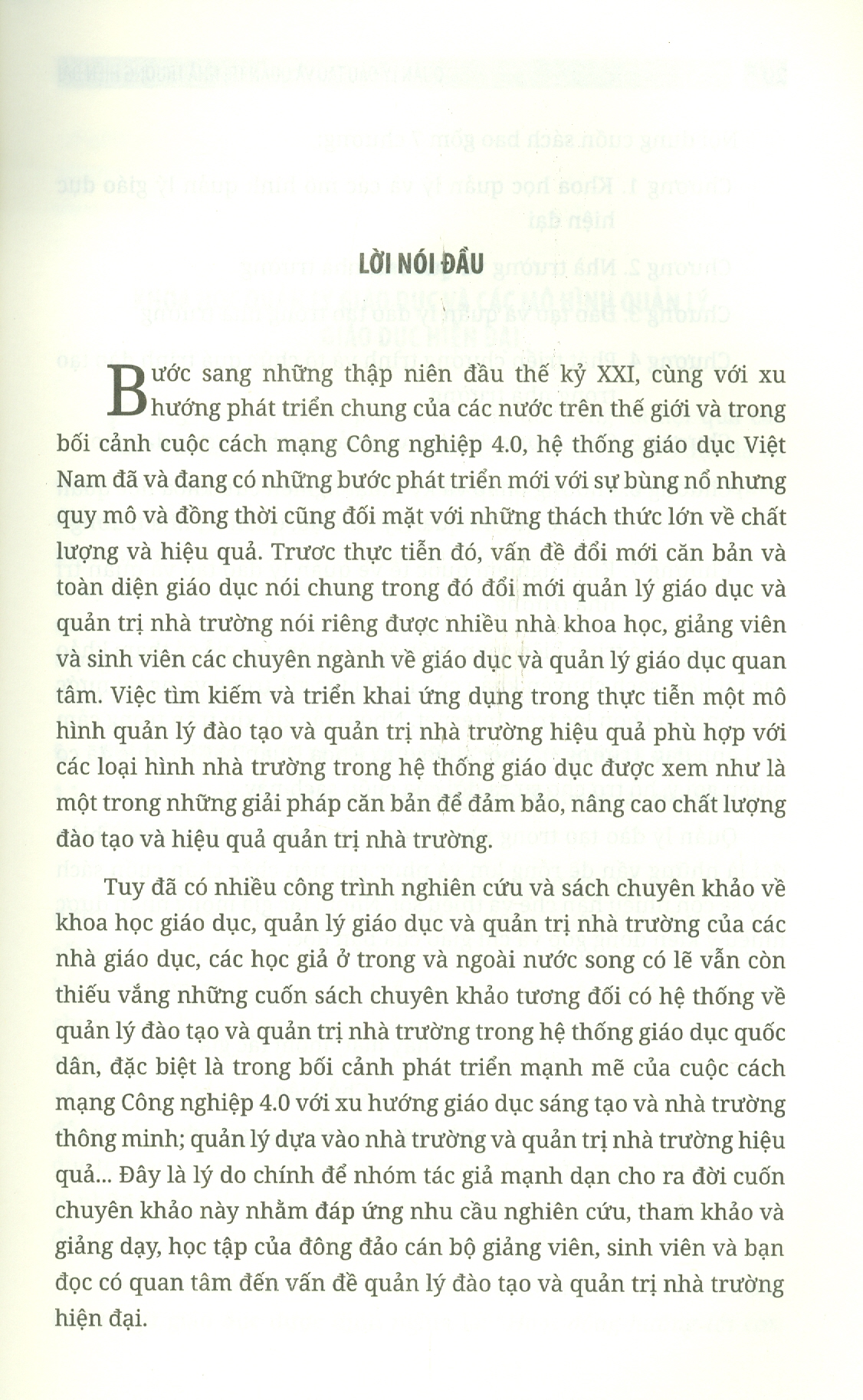 QUẢN LÝ ĐÀO TẠO VÀ QUẢN TRỊ NHÀ TRƯỜNG HIỆN ĐẠI