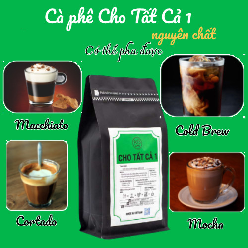 Cà Phê Rang Xay Nguyên Chất - 90S Coffee Vietnam | Cà Phê Cho Tất Cả 01 | Công Thức Phối: Arabica + Robusta | 100% Cà Phê Sạch | Đậm Đà - Đắng Nhẹ