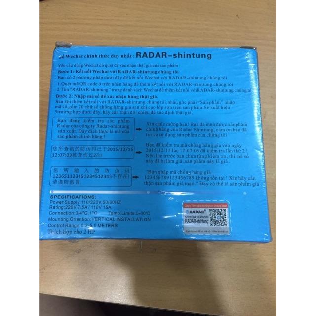 Phao điện thông minh RADAR, chống cạn bồn nước, ngắt điện máy bơm tự động (Bảo hành 24 tháng)