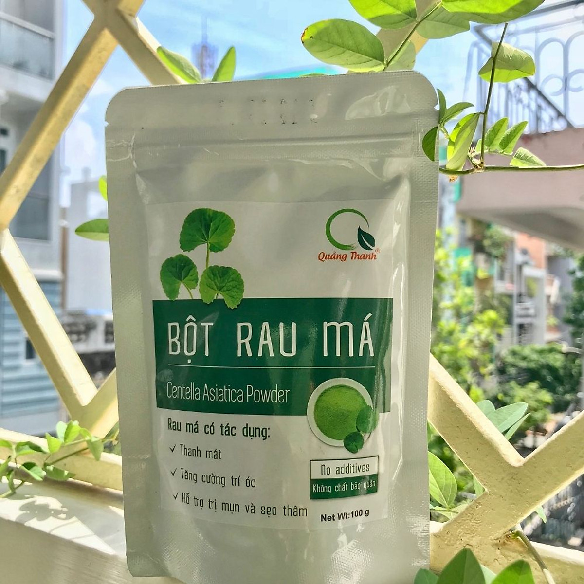 [CHÍNH HÃNG] Bột Rau Má Sấy Lạnh Nguyên Chất  - Mát gan, detox, giảm mụn, giảm cân, giải nhiệt cơ thể - Gói 50gr