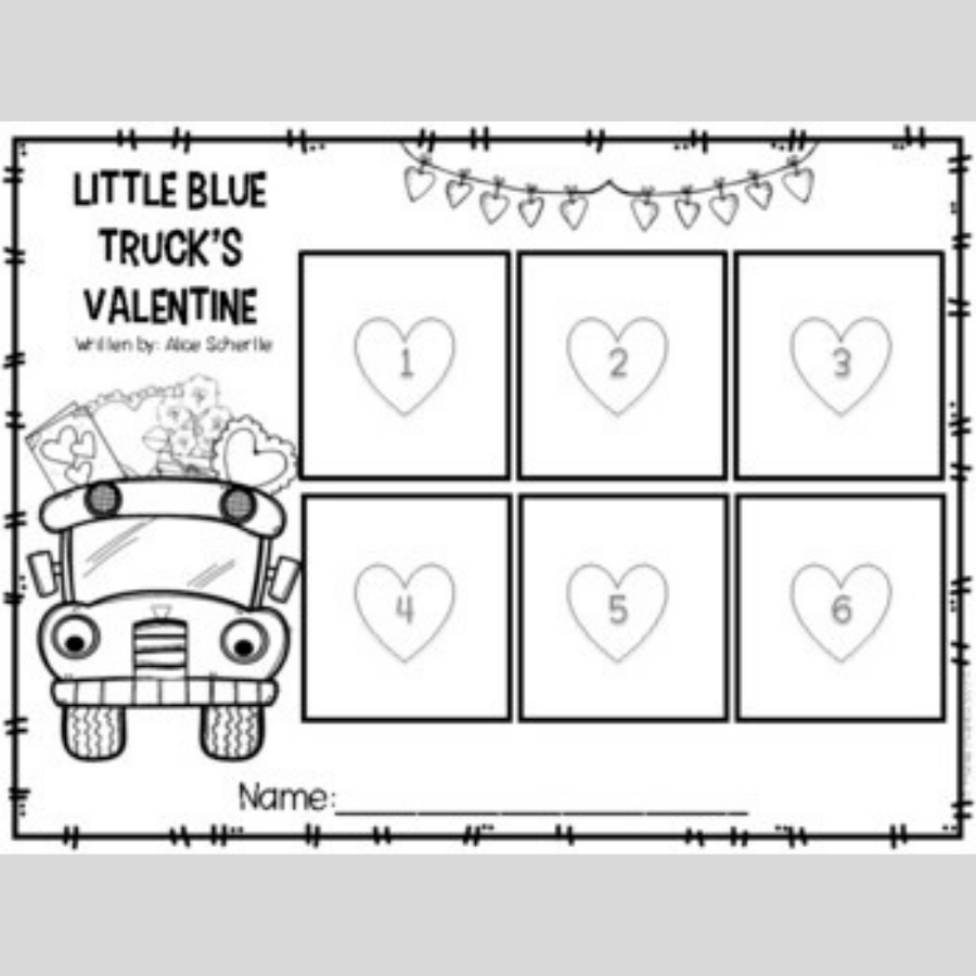 Little Blue Truck's Valentine