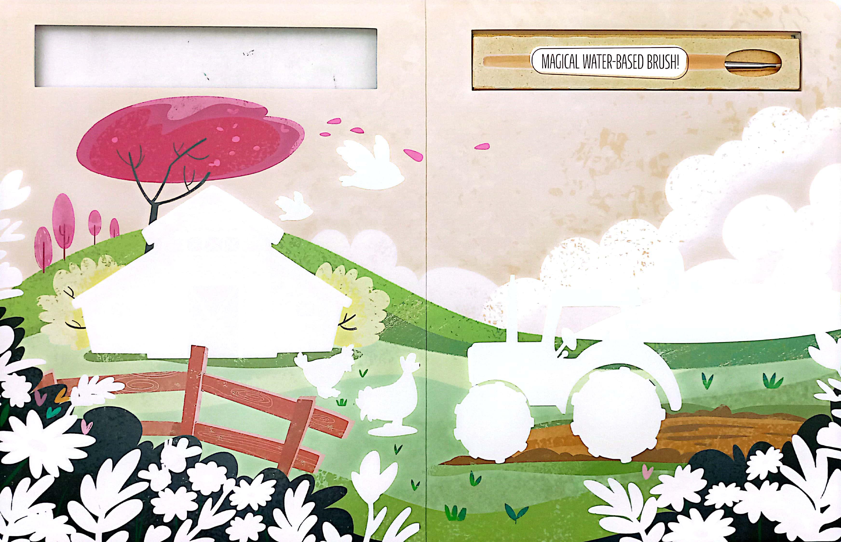 Sách ngoại văn: Magic Ink - A Free The Colours Brush Book - The Farm