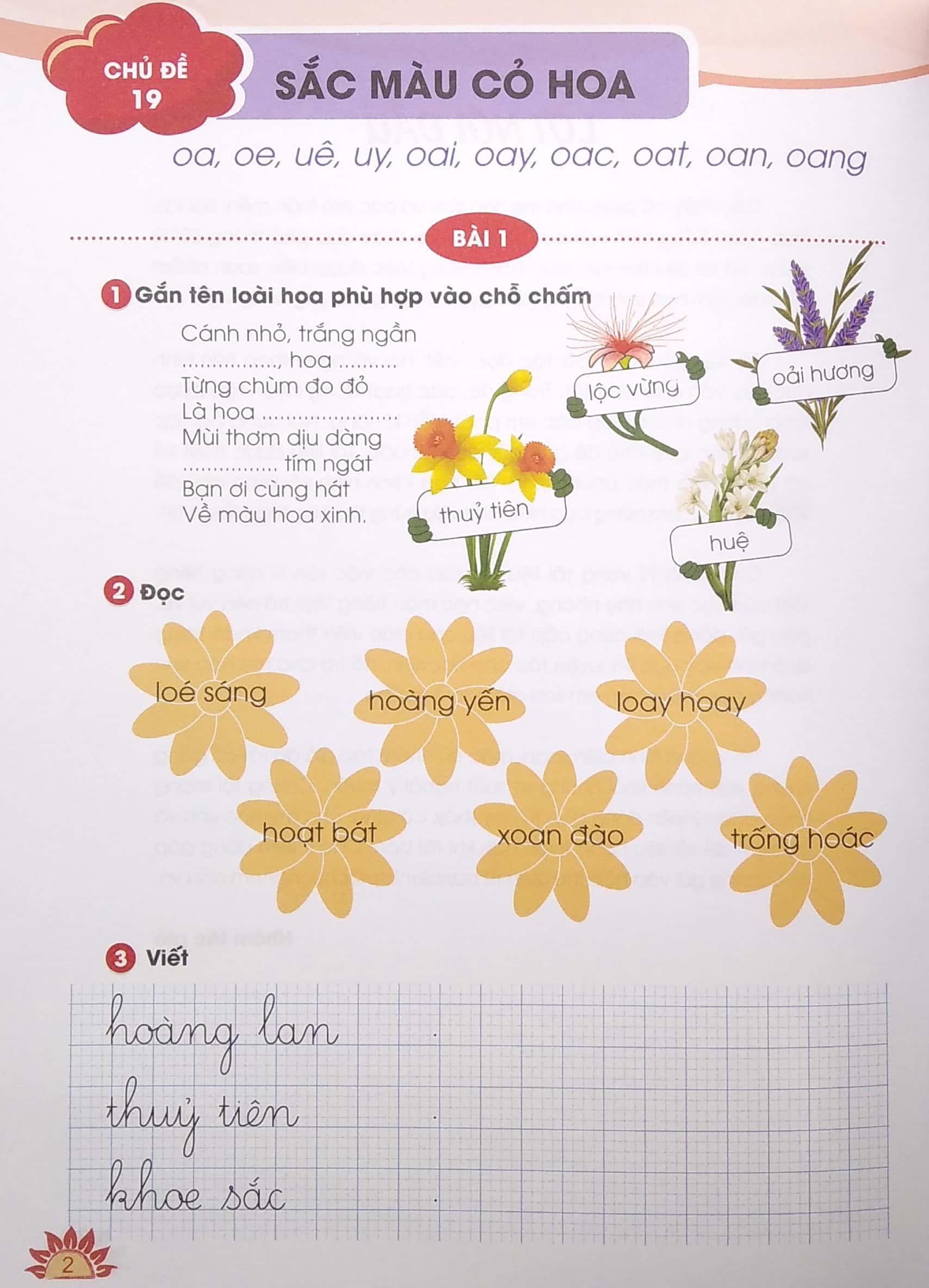 Bài Tập Thực Hành Tiếng Việt Lớp 1 - Tập 2 (Theo Chương Trình Giáo Dục Phổ Thông 2018)