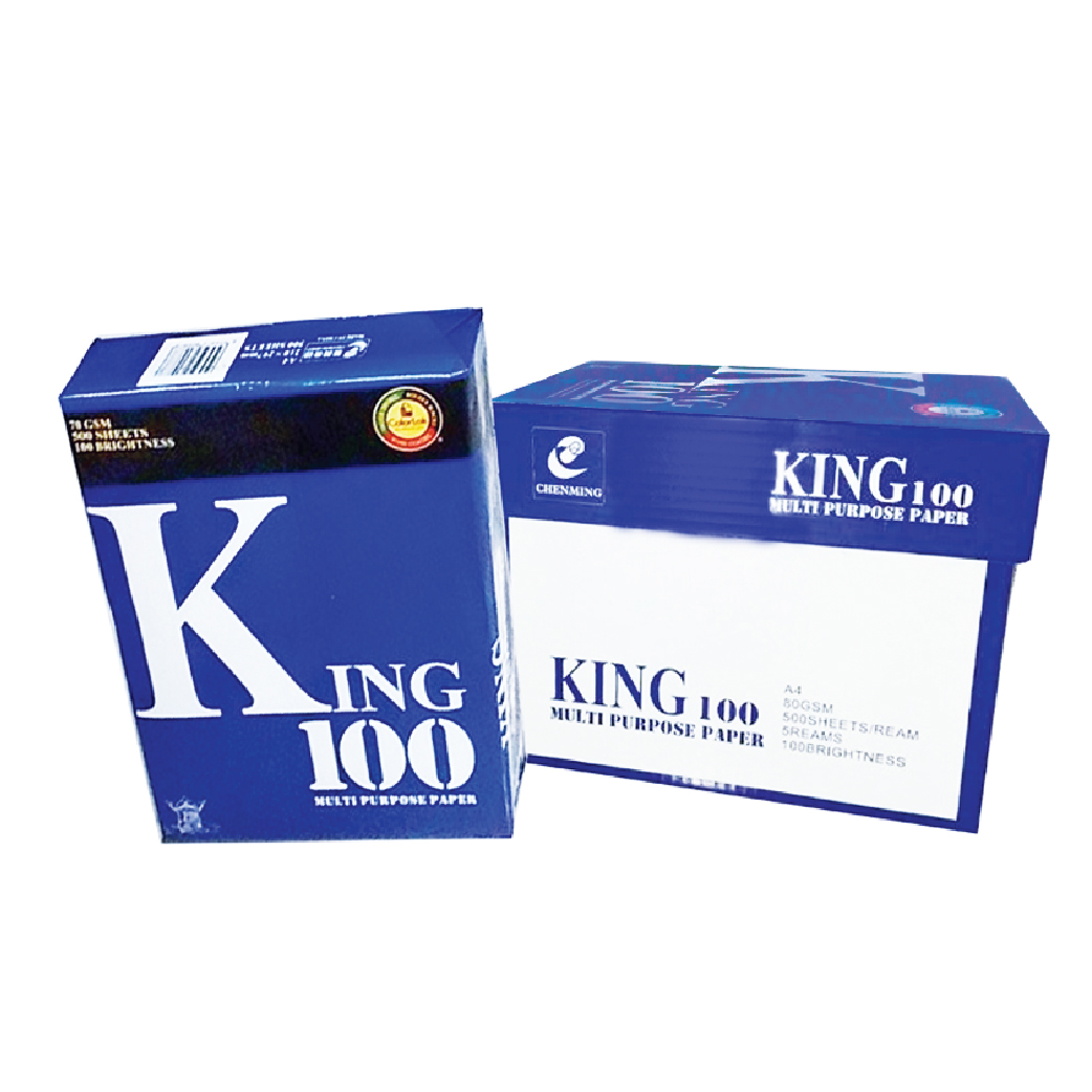 Giấy photo, giấy in King100 - 70g/m2 - 500 tờ/ream