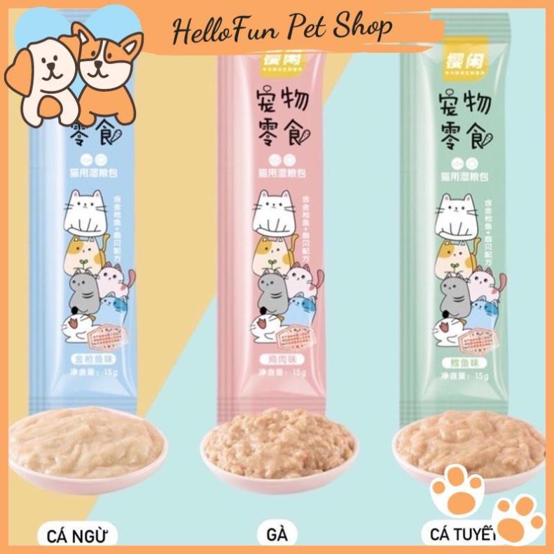 Súp thưởng Shizuka cho mèo 15gr - 3 vị