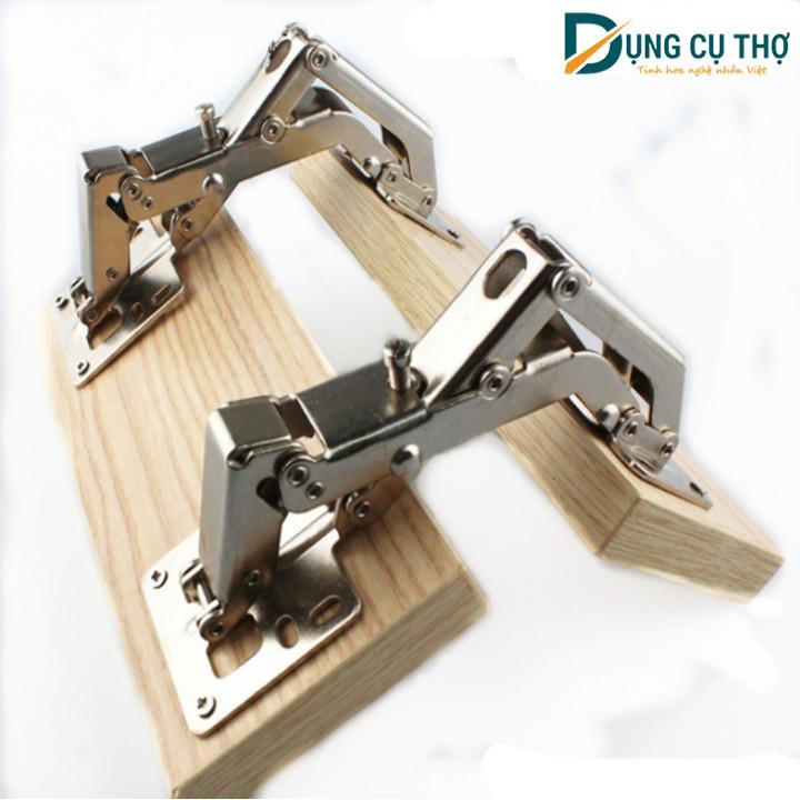Bản lề thép chữ M cao cấp ko giảm chấn và giảm chấn