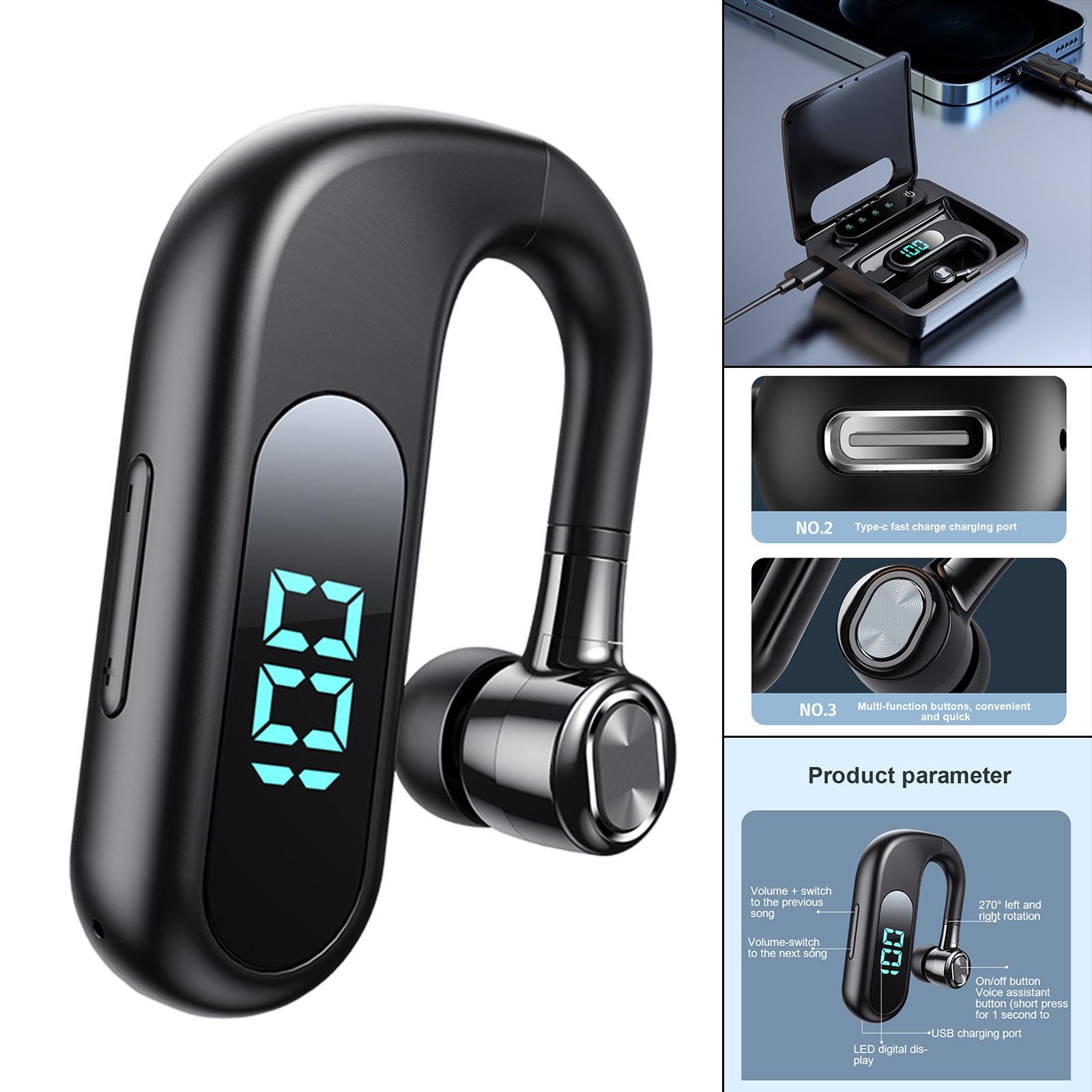 Bluetooth 5.2 Earphone Headphone Multipoint Connection with Microphone