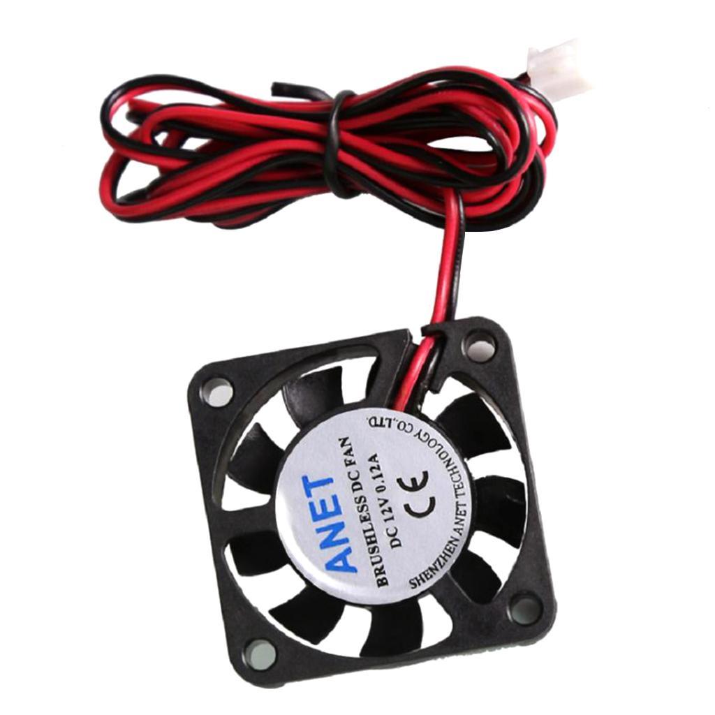 8 Pieces Ultra-silent 12V 4010 DC Brushless Cooling Fan for 3D Printer