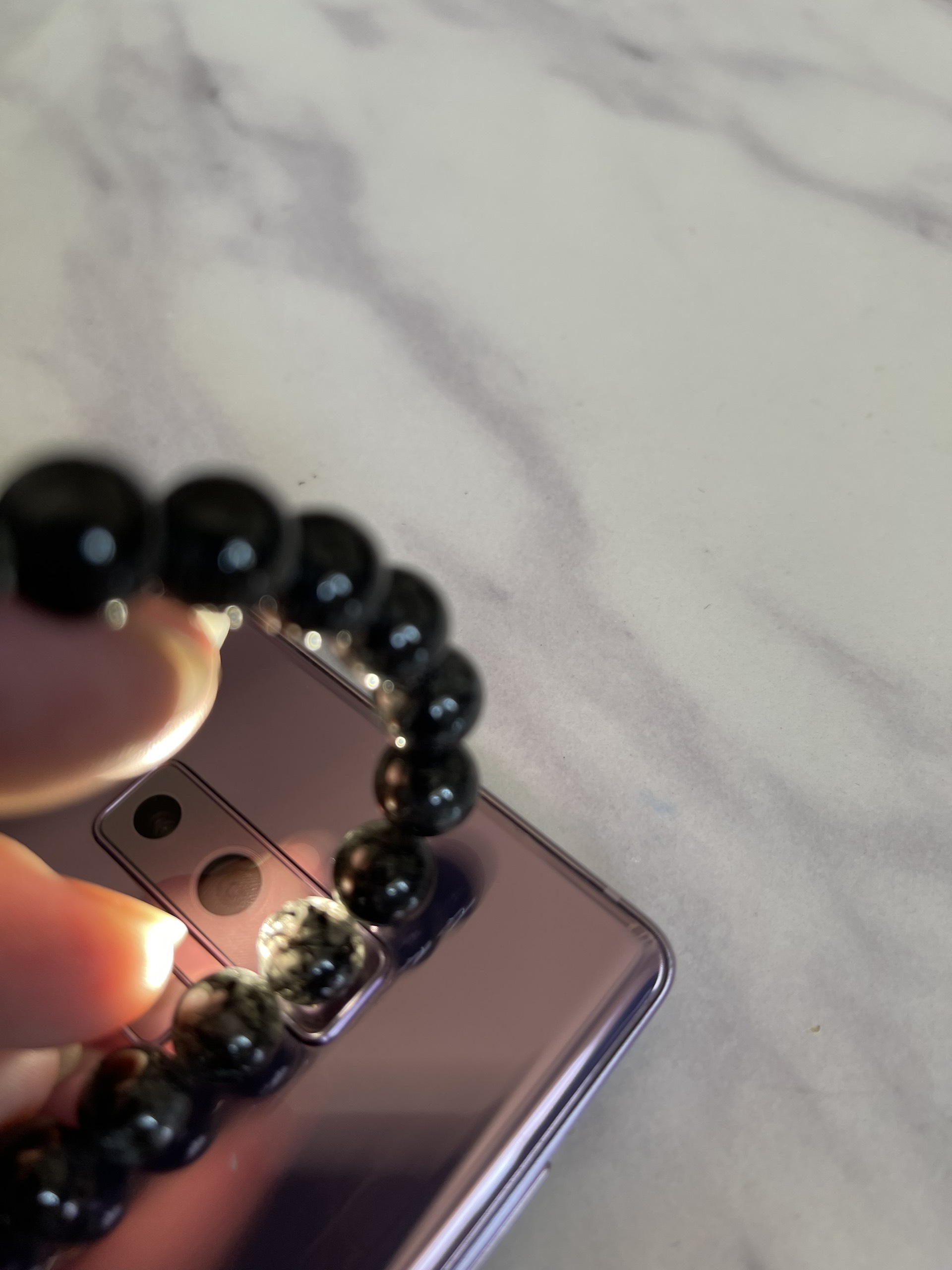 Vòng tay Thạch Anh Tóc đen Nước A size hạt 12li VIP
