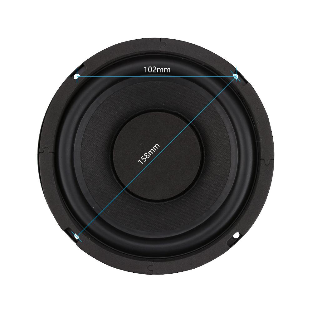 AIYIMA 1 Cái Loa Siêu Trầm 6.5 Inch 4 8 Ohm 80W Siêu Bass Loa Trầm Rạp Hát Tại Nhà Cho Giá Sách loa Máy Tính Color: 8 Ohm Subwoofer Woofer Size/Full-Range Size: 6.5"