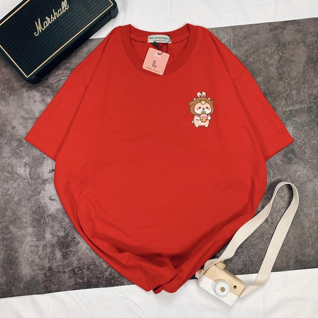 Áo thun tay ngắn Be Yourself unisex size M L XL - THỎ CẦM CÀ RỐT