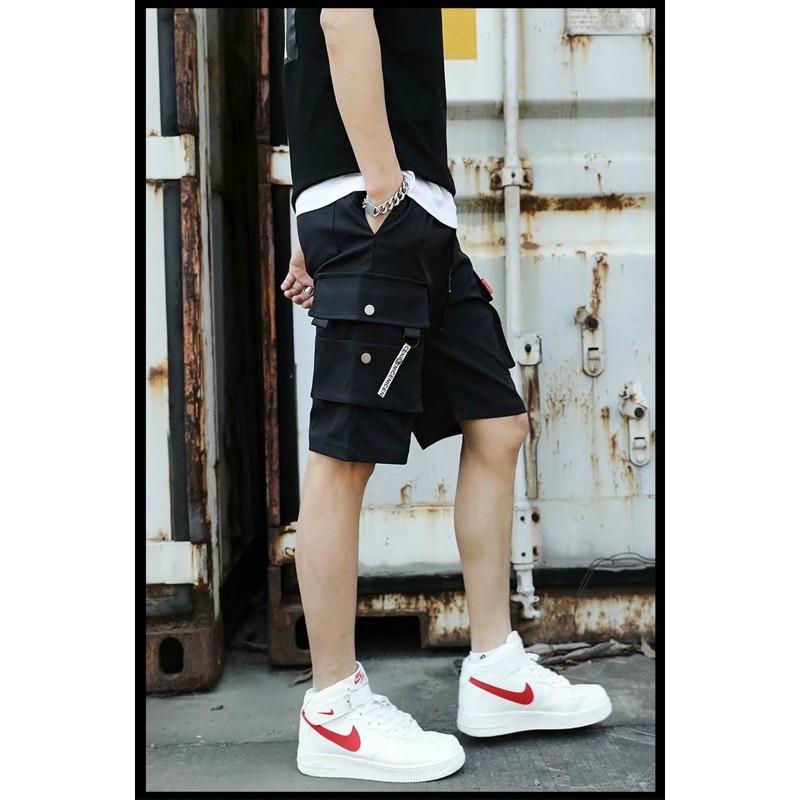 Quần short hộp dây chữ