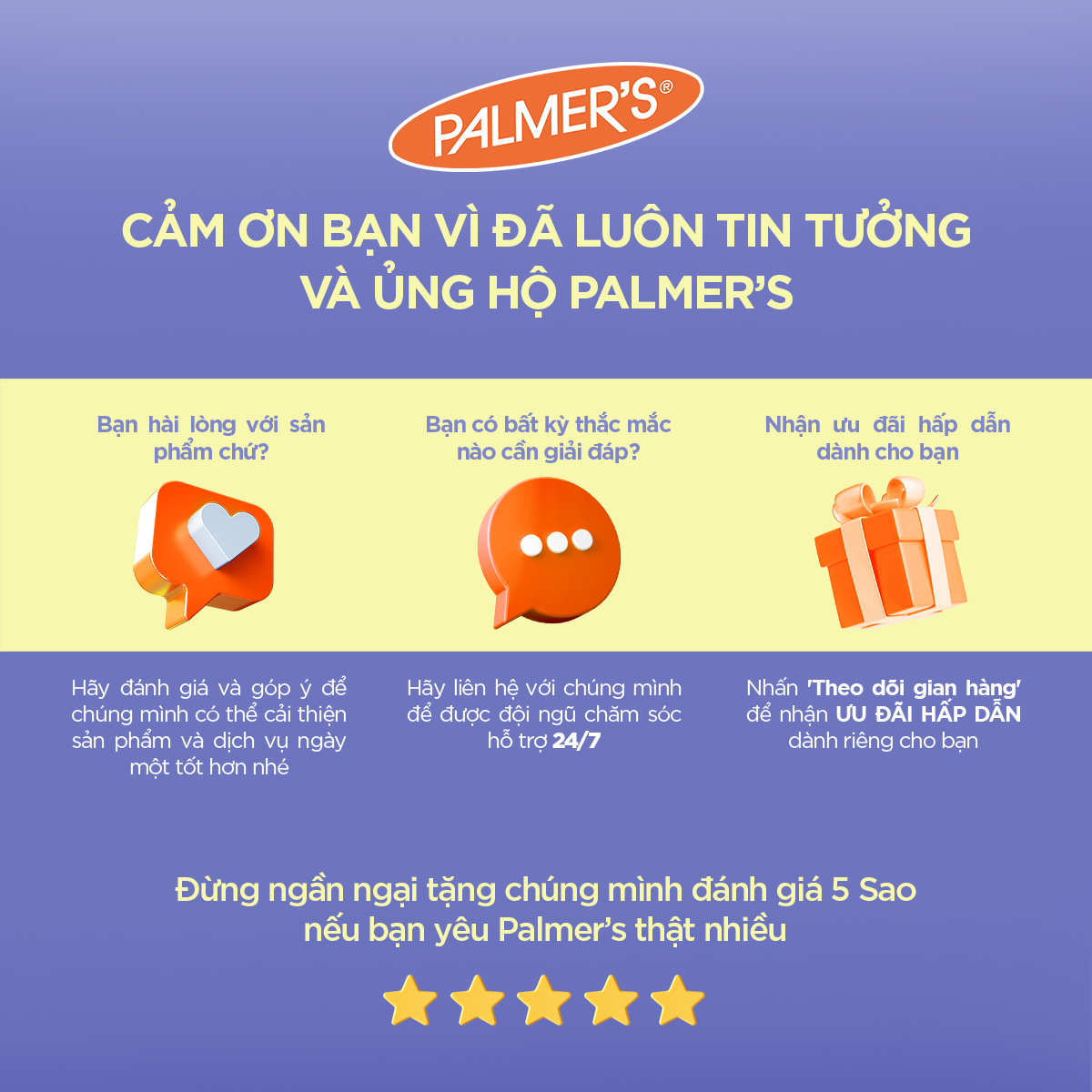 [Mới] Combo Dưỡng Thể Cấp Ẩm Chuyên Sâu Palmer's Tahitian Vanilla - Sữa Dưỡng Thể 250ml/ 400ml &amp; Kem Dưỡng Thể 250g