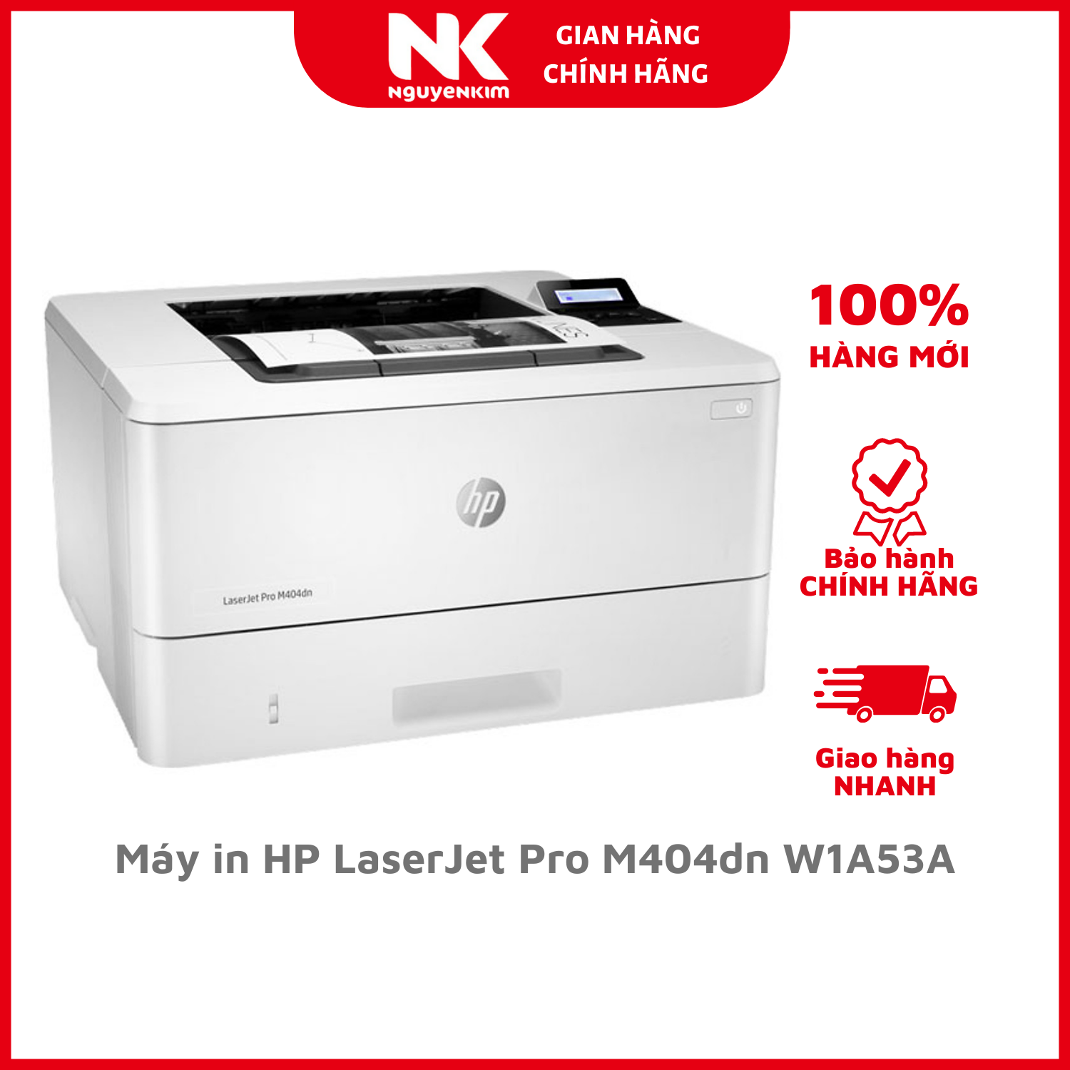 Máy in HP LaserJet Pro M404dn W1A53A- Hàng chính hãng