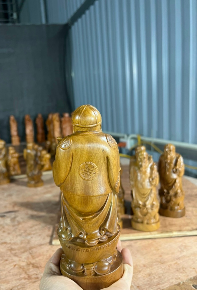 Tượng ông thương gia giàu có kt cao 20×9×9cm