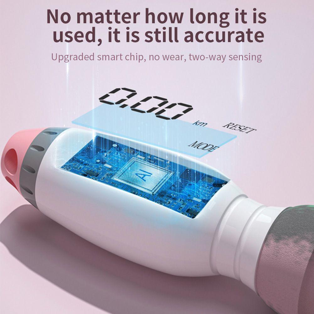 Không Dây Nhảy Dây Bỏ Qua Điện Tử Kỹ Thuật Số Chống Lại Với Màn Hình LCD Giảm Béo Dụng Cụ Tập Thể Hình Tập Thể Hình