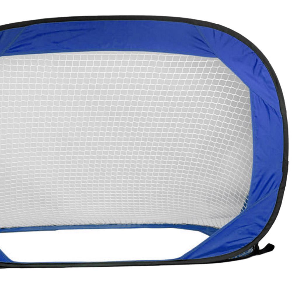 Blue Color Folding Portable Football Gate Net Goal Soccer Practice Kit