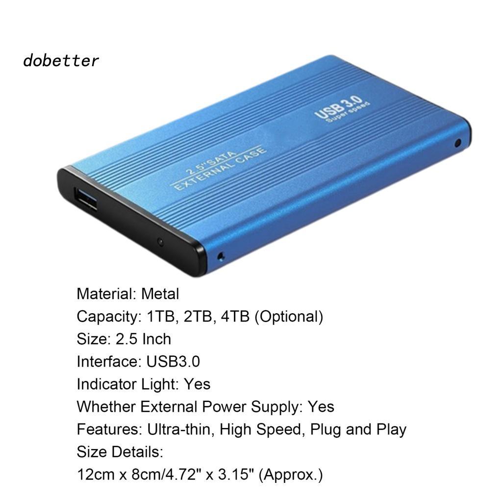 Ổ Cứng Ngoài 1TB 2TB 4TB USB3.0 HDD 2.5-inch