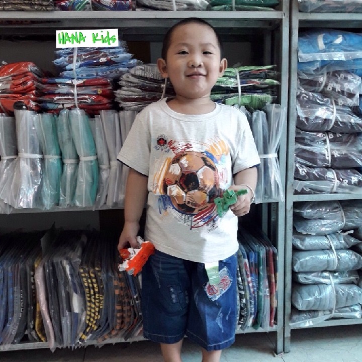 K0508 Bộ jean lửng bé trai từ 9-21kg