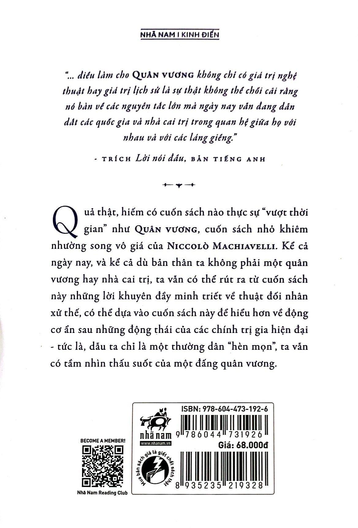 Quân Vương (Tái Bản)