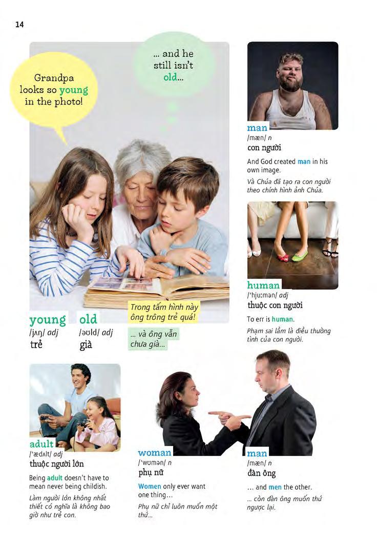 Sách Học Tự Vựng Tiếng Anh Qua Hình Và Ví Dụ Minh Họa