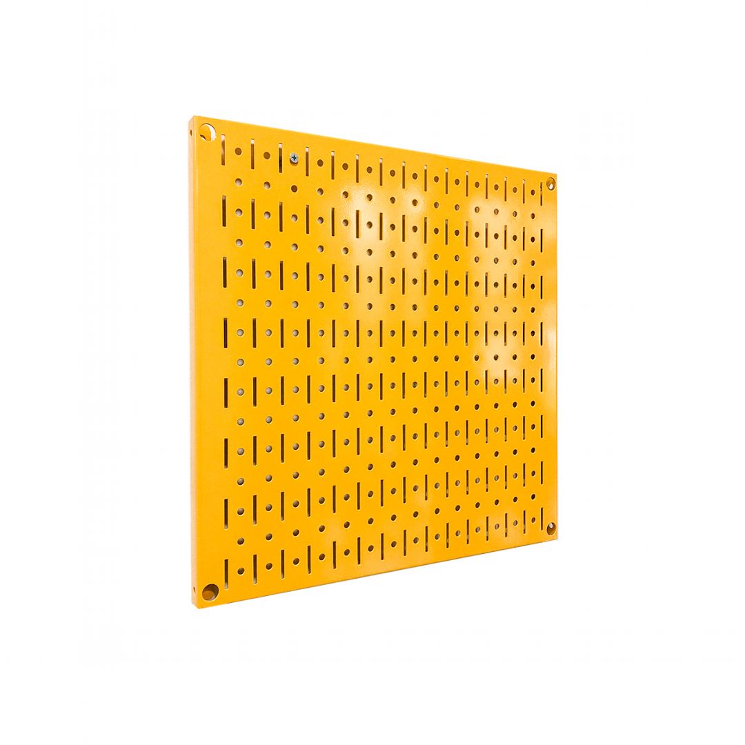 Bảng treo dụng cụ Pegboard vuông 40×40 – Vàng