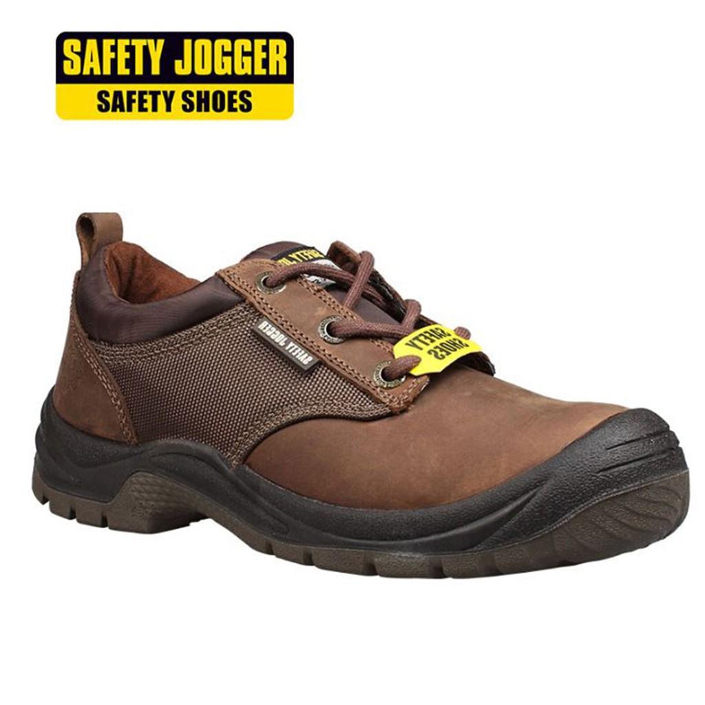 Giày bảo hộ lao động nam Jogger Sahara S3 da ngựa siêu bền, chống nước, chống đinh, trơn trượt Giày công trình, nhà máy