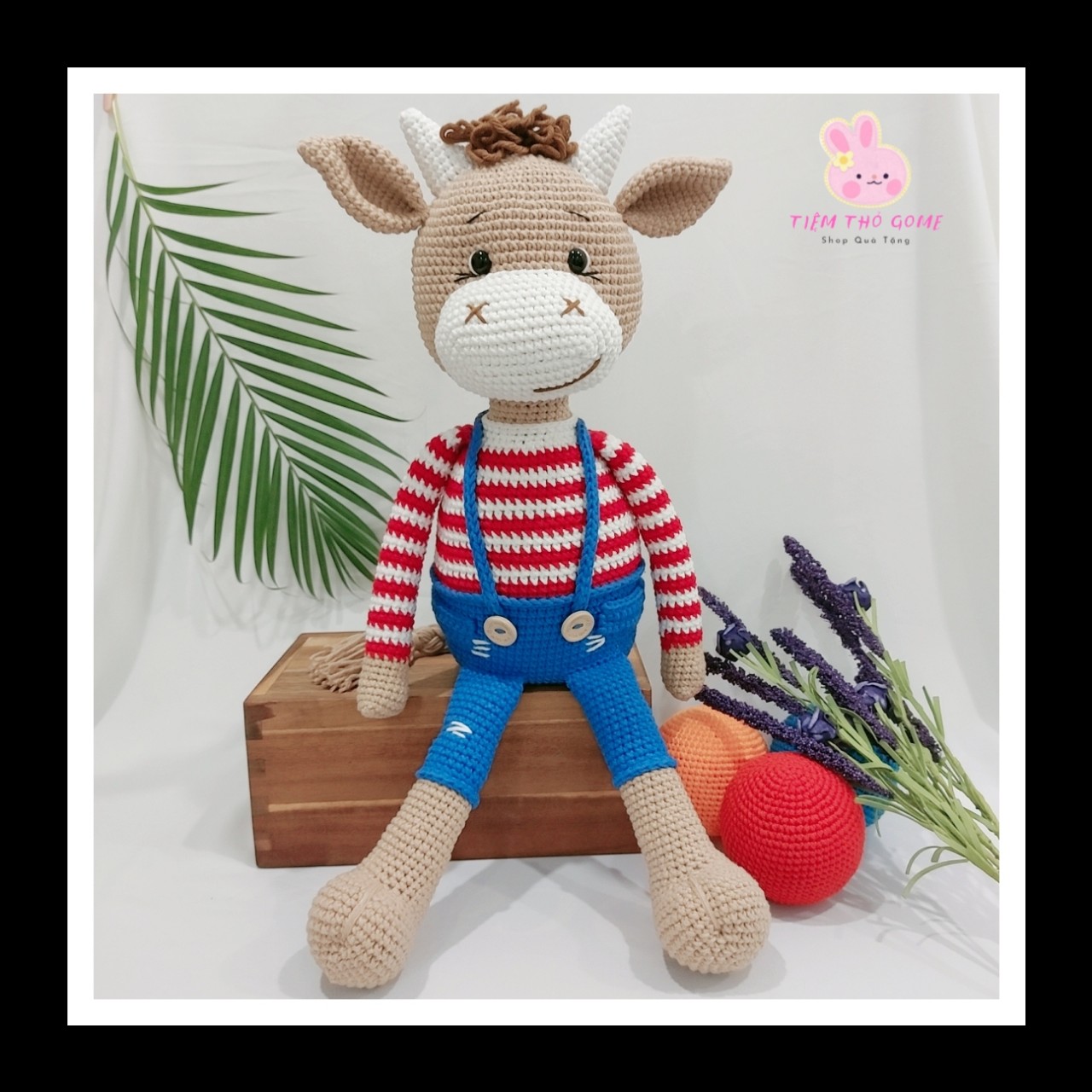 Thú len nhồi bông handmade, Trâu Willy