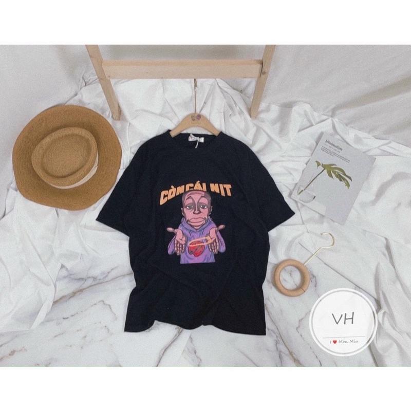 Áo Thun Hè Áo Phông Tay Lỡ Còn Cái Nịt Hottrend Chất Cotton Cổ tròn Form Thụng Tay Lỡ Nam Nữ Unisex Ulzzang Giá Rẻ