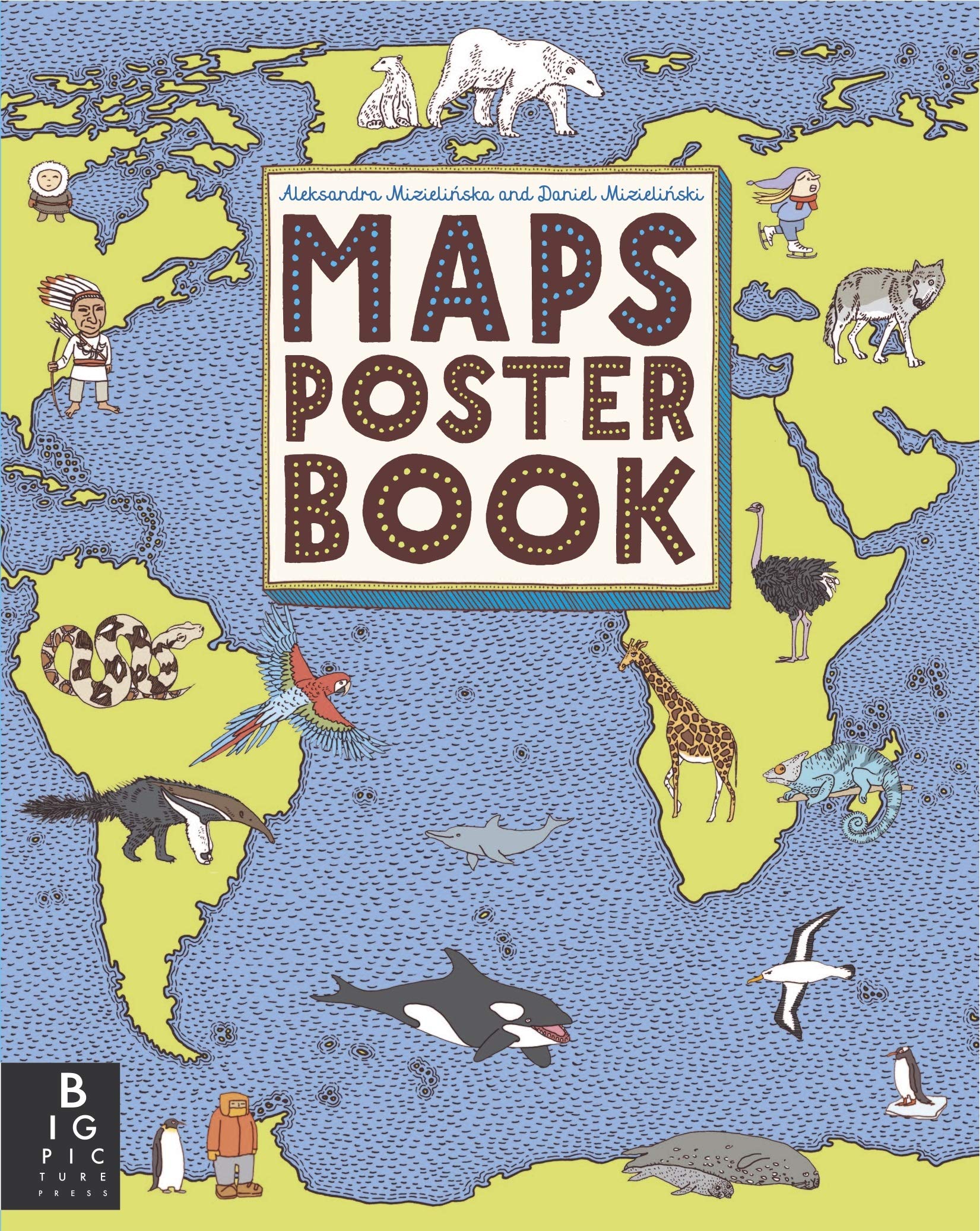 Sách Bản Quyền - Maps Poster Book ( MAPS POSTER BOOK ) - Tập Hợp 30 Bản Đồ Được Lựa Chọn Từ MAPS, Sách Bản Đồ Xuất Sắc Số 1 Thế Giới - Á Châu Books, In Màu, Bìa Cứng