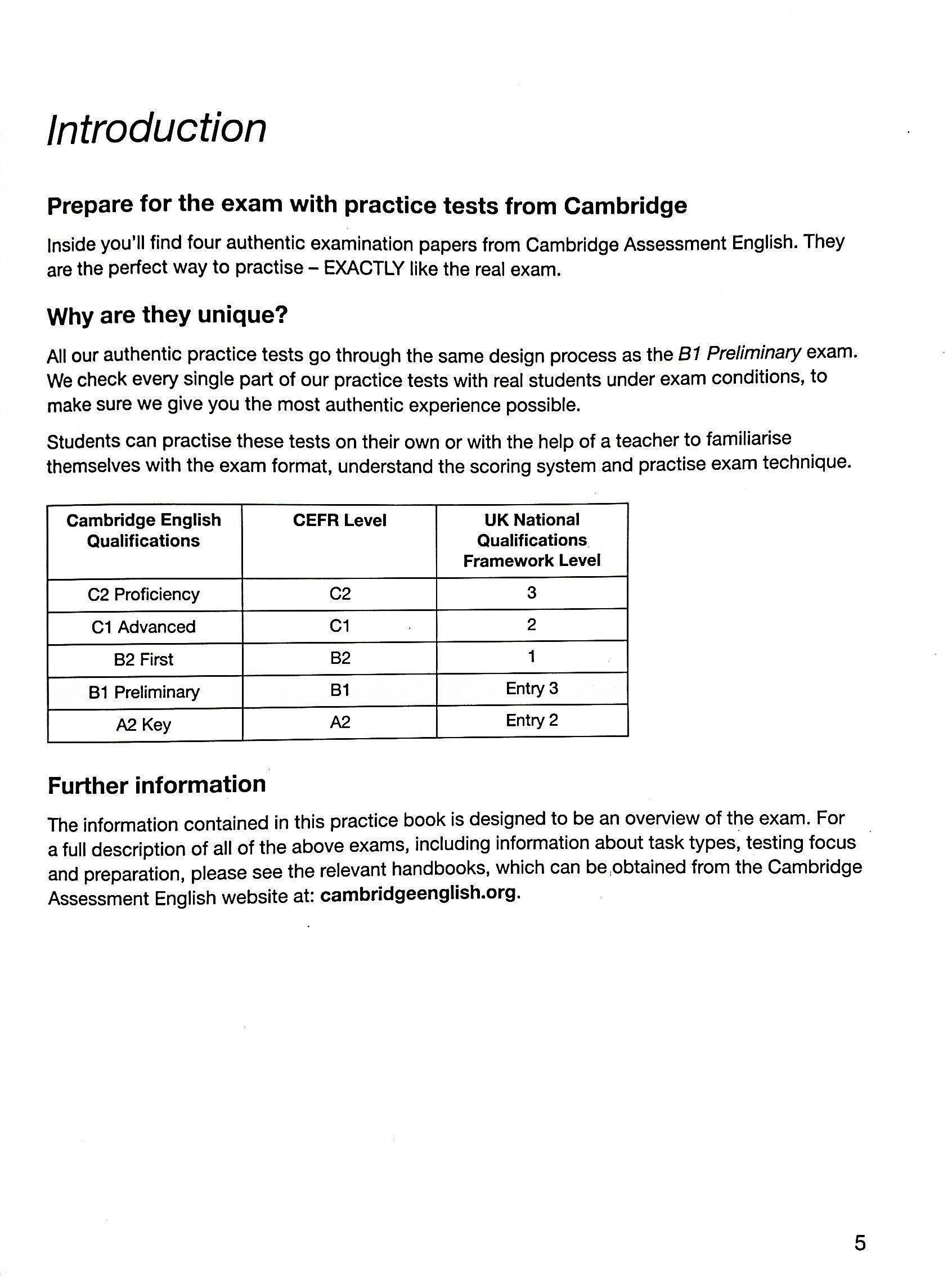 Sách ngoại văn: Sách Ngoại Văn - Cambridge B1 Preliminary (PET)