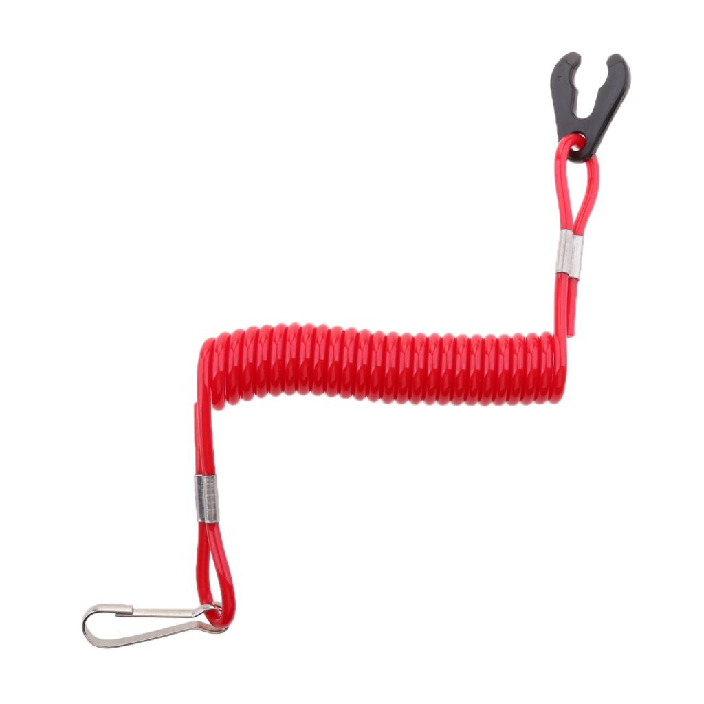 3xBoat Outboard Engine Motor Kill Stop Switch Safety Tether Lanyard for