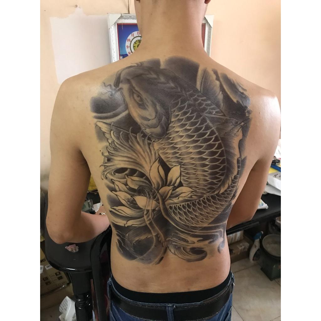 Hình xăm dán kín lưng tattoo full lưng 34x48cm