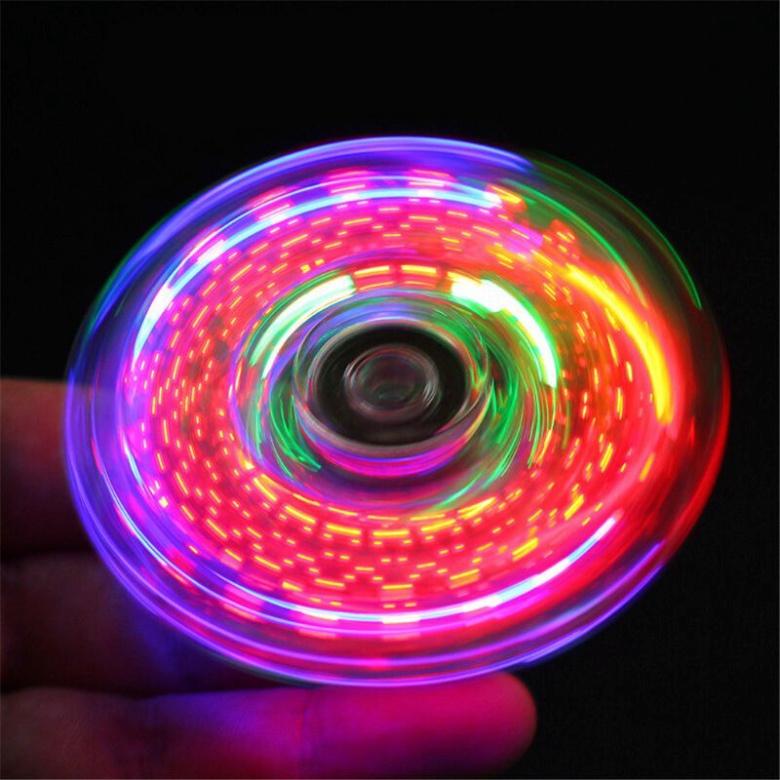 Con quay đồ chơi Fidget Spinner với đèn LED đổi màu giúp giảm Stress