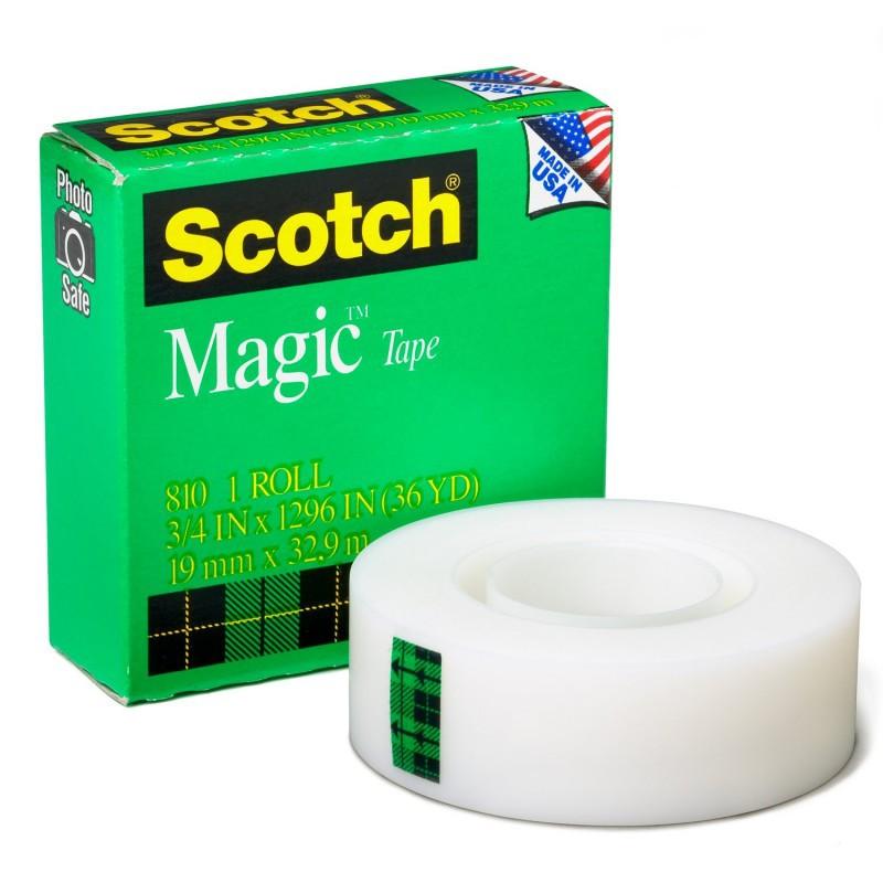 Băng keo dán tiền và hồ sơ 3M 810 Scotch Magic 19mm x 32.9m