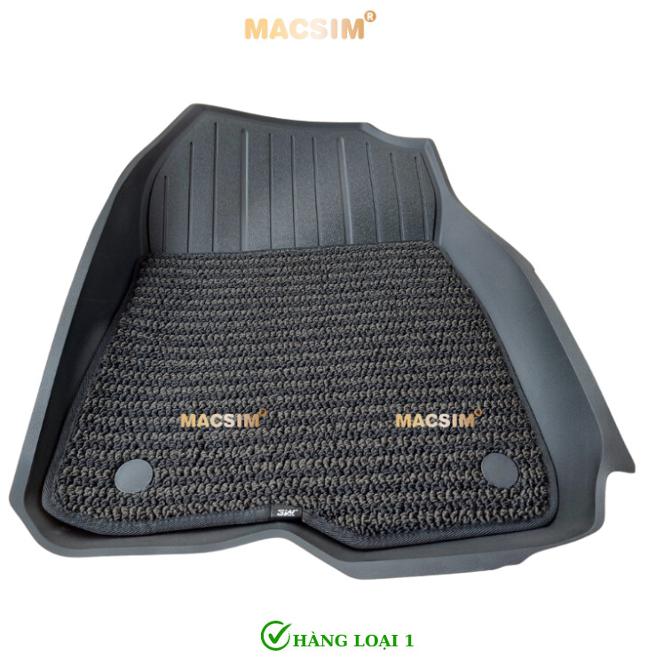 Thảm lót sàn xe ô tô 2 lớp NEW HONDA CRV 2023-2024+ Nhãn hiệu Macsim 3W chất liệu nhựa TPE đúc khuôn cao cấp - màu đen (2 hàng ghế)