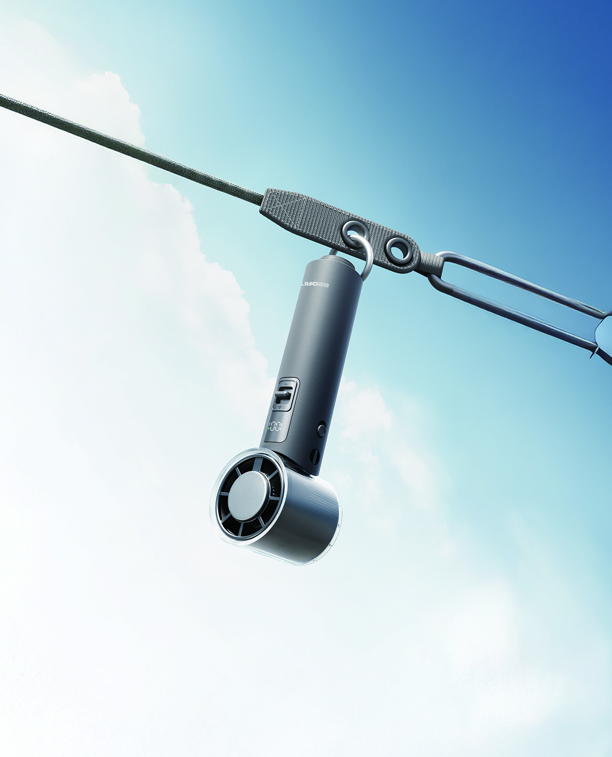 Quạt tích điện cầm tay USB TIROSS 5W, 3000mAh TS3431 - Hàng chính hãng