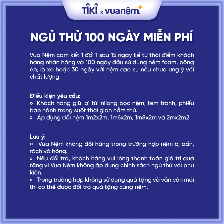 Nệm cao su đa tầng Kim Cương Titanium êm ái, không gây đau lưng, thoáng khí (Giao màu ngẫu nhiên) - 100x200 - 9cm