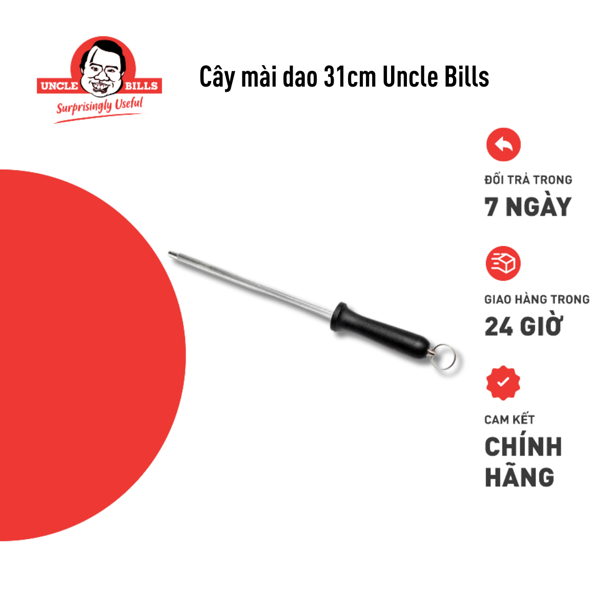 Cây Mài Dao Uncle Bills KA0115 - 31Cm