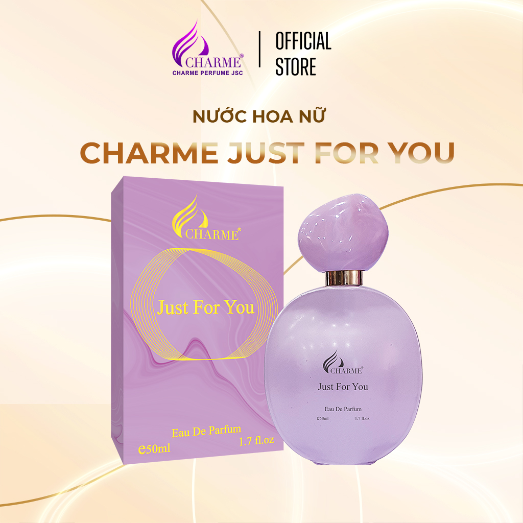 Nước hoa nữ thơm lâu, Charme Just For You, lãng mạn và tinh nghịch, cho nàng thêm tự tin, 50ml