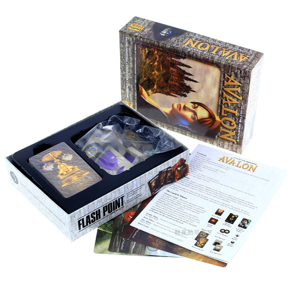 Trò Chơi Board Game Avalon Tiếng Anh Hộp Lớn Chất Lượng Cao