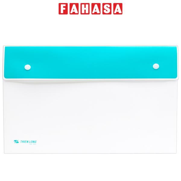 Bìa Nút Màu Pastel F4 - Thiên Long CBF-003 - Trắng Pastel (Sức Chứa 125 Tờ A4)