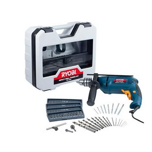 Bộ máy khoan cầm tay đa năng điện 750W RYOBI - PD-750K - Hàng Chính Hãng