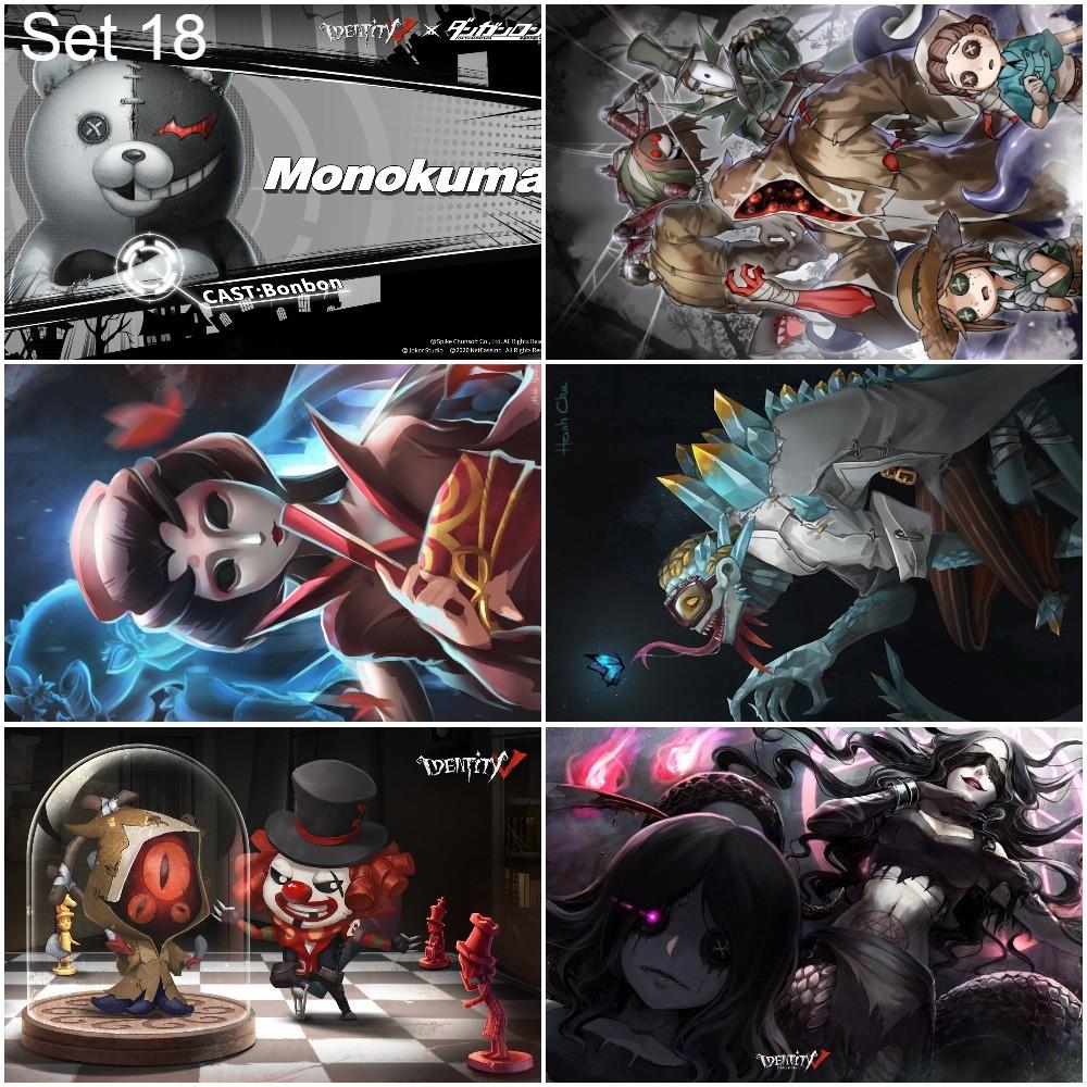Bộ 6 Áp phích - Poster Game Identity V - Nhân Cách Thứ 5 - A3,A4,A5