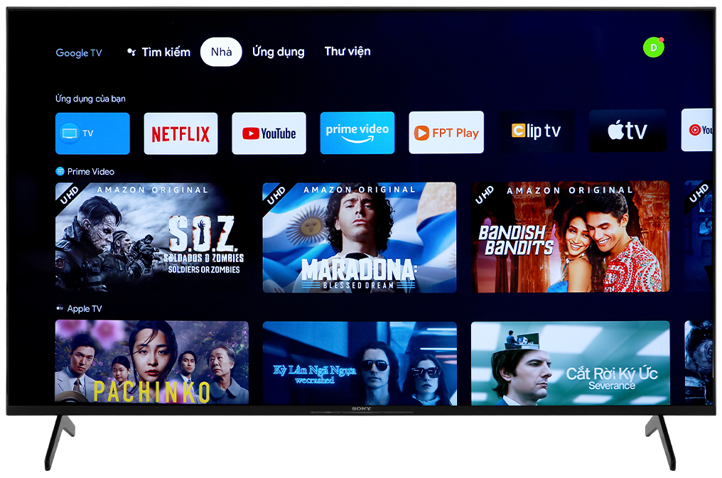 Google Tivi Sony 4K 55 inch 55X85K - Hàng Chính Hãng - Chỉ Giao Hà Nội