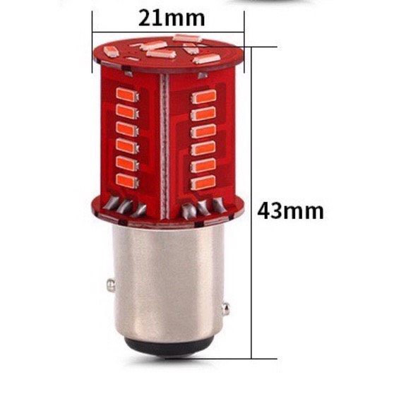 Bóng đèn hậu nháy Audi chớp sáng đỏ, dùng cho xe máy