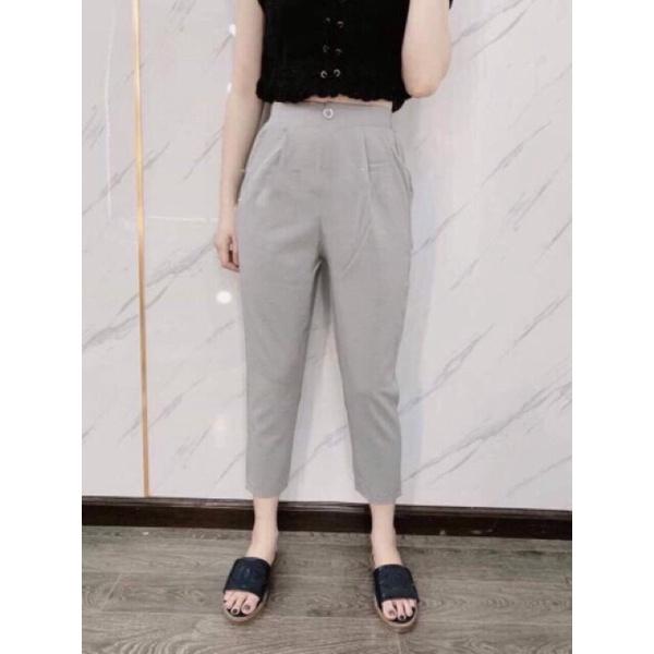 ️Quần Baggy Đũi Khuy Chun Sau Siêu Mát