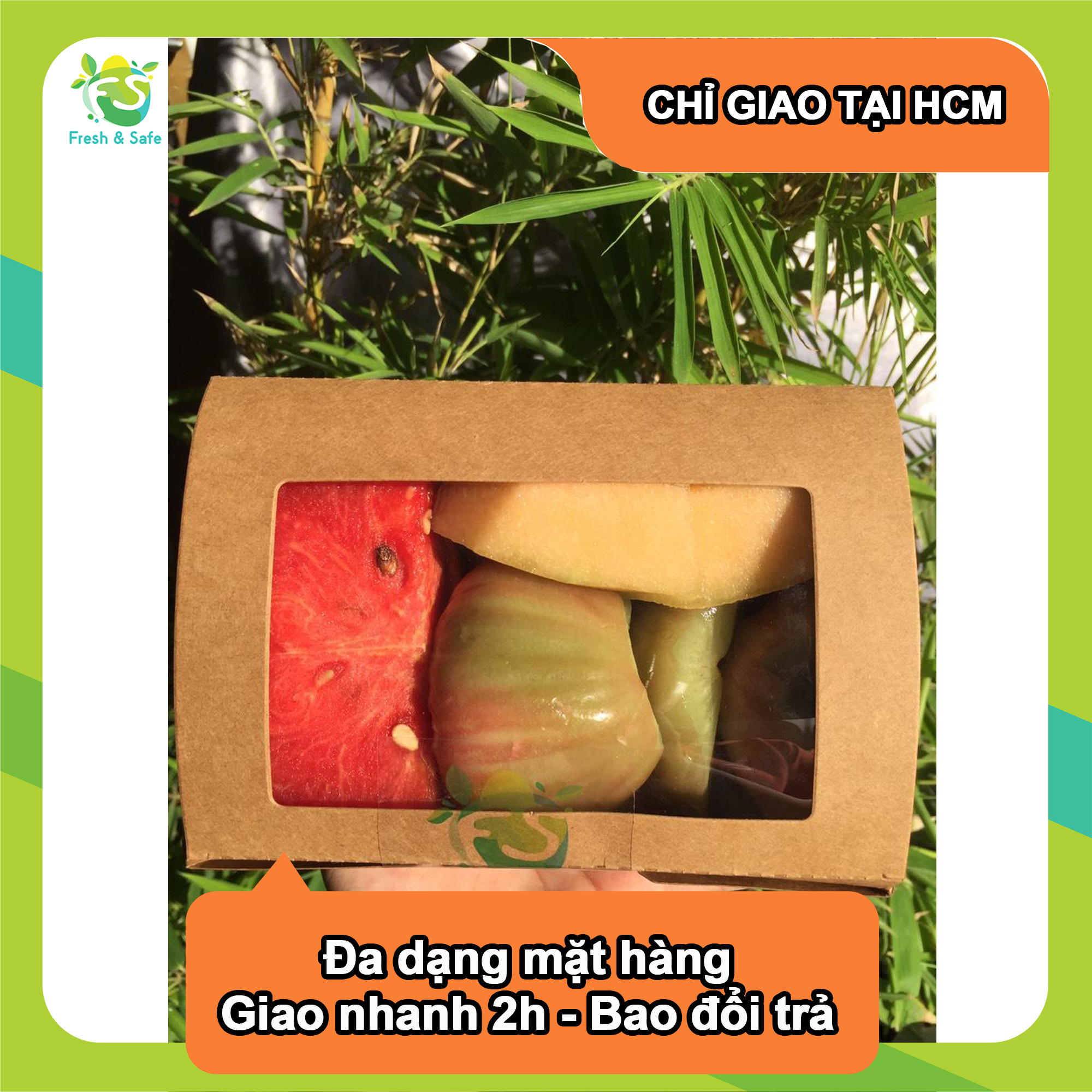 Trái cây cắt - Hộp mix F2