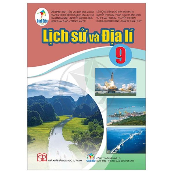 Sách giáo khoa Lịch sử và Địa lí 9- Cánh Diều (Kèm Nilon bọc Sách)