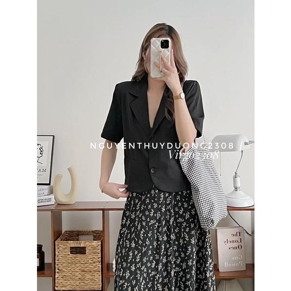 ÁO BLAZER/VEST DÁNG LỬNG CỘC TAY STYLE ULZZANG